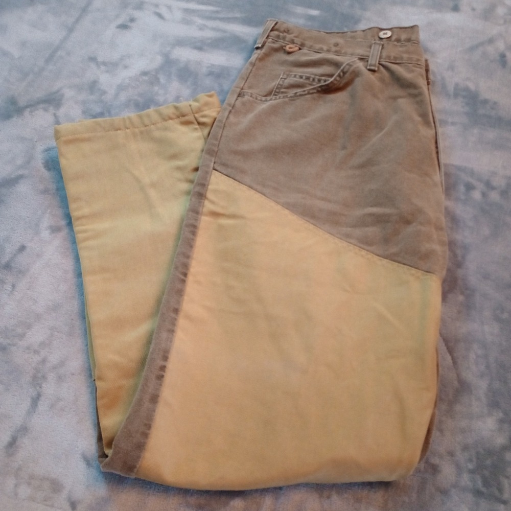 Wrangler Rugged Wear Brush Guard Pants Straight Jeans Mens 38X29 Brownโ